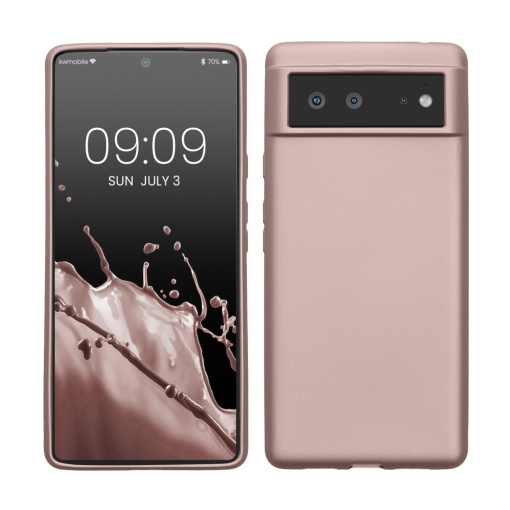 Husa Kwmobile pentru Google Pixel 6, Crem, Silicon, KWM000013MC018C