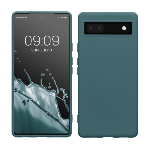 Husa Kwmobile pentru Google Pixel 6a, Verde deschis, Silicon, KWM000015OO022C