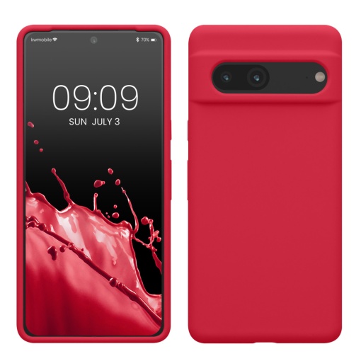 Husa Kwmobile pentru Google Pixel 7, Roz, Silicon, KWM0000171I056C