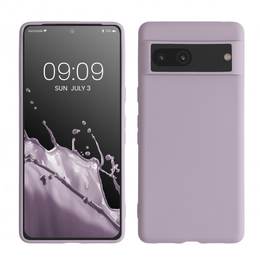 Husa kwmobile pentru Google Pixel 7, Silicon, Mov, 59399.108