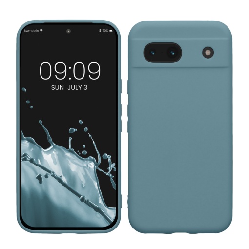 Husa Kwmobile pentru Google Pixel 8a, Verde deschis, Silicon, KWM000020KU019C