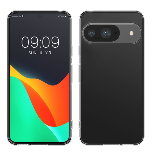 Husa Kwmobile pentru Google Pixel 9, Transparent, Silicon, KWM000020PK001C