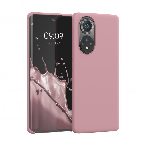 Husa Kwmobile pentru Honor 50, Silicon, Roz, 55481.193