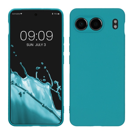 Husa Kwmobile pentru OnePlus Nord 4, Albastru, Silicon, KWM000022VI006C
