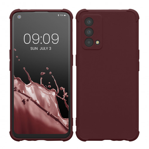 Husa kwmobile pentru Realme GT Master Edition, Silicon, Visiniu, 59908.187