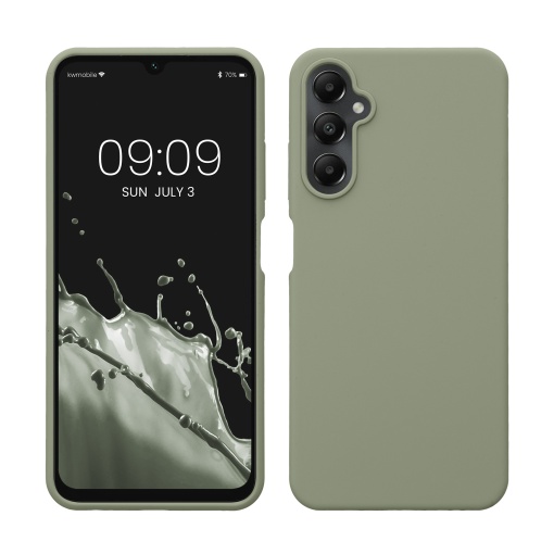Husa Kwmobile pentru Samsung Galaxy A05s, Verde, Silicon, KWM000021MW013C