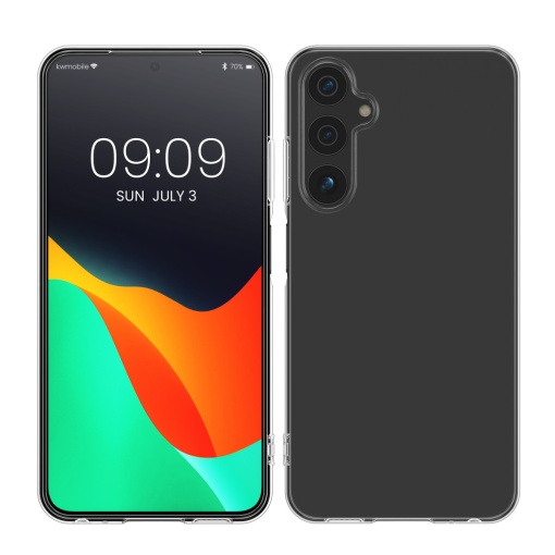 Husa Kwmobile pentru Samsung Galaxy A15 5G, Transparent, Silicon, KWM000021VU001C