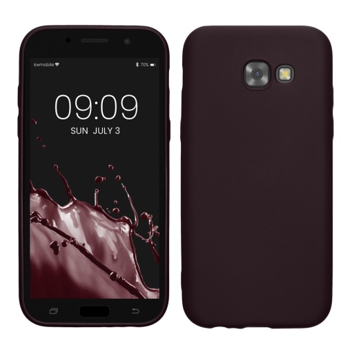 Husa Kwmobile pentru Samsung Galaxy A5 (2017), Violet inchis, Silicon, KWM0000156F010C