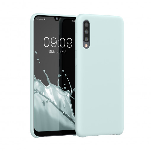 Husa Kwmobile pentru Samsung Galaxy A50, Silicon, Verde, 48715.200