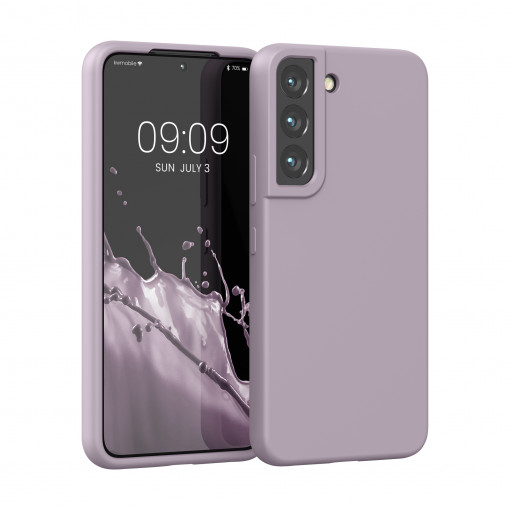Husa Kwmobile pentru Samsung Galaxy S22, Silicon, Mov, 56756.236