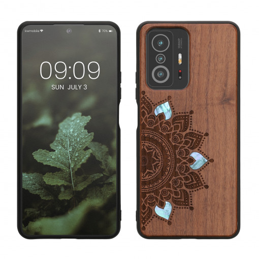 Husa kwmobile pentru Xiaomi 11/11T, Lemn, Multicolor, 56795.09