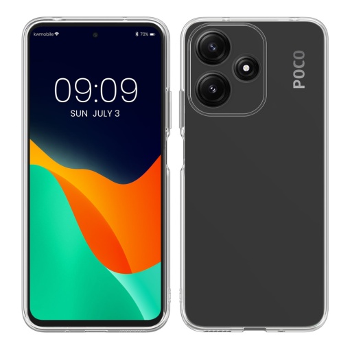 Husa Kwmobile pentru Xiaomi Poco M6 Pro 5G, Transparent, Silicon, KWM000020MK001C