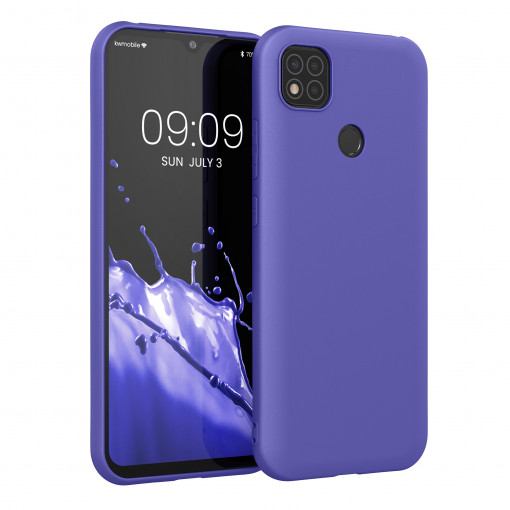 Husa Kwmobile pentru Xiaomi Redmi 9C, Silicon, Albastru, 52850.234