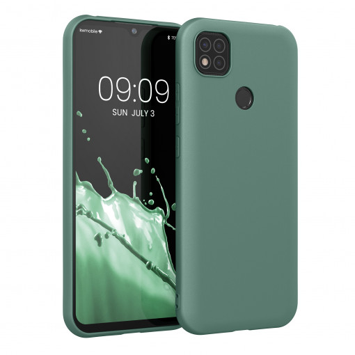 Husa Kwmobile pentru Xiaomi Redmi 9C, Silicon, Verde, 52850.166