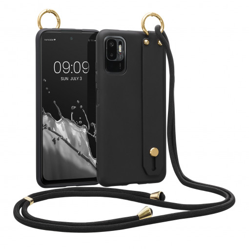 Husa Kwmobile pentru Xiaomi Redmi Note 10 5G, Silicon, Negru, 57820.01