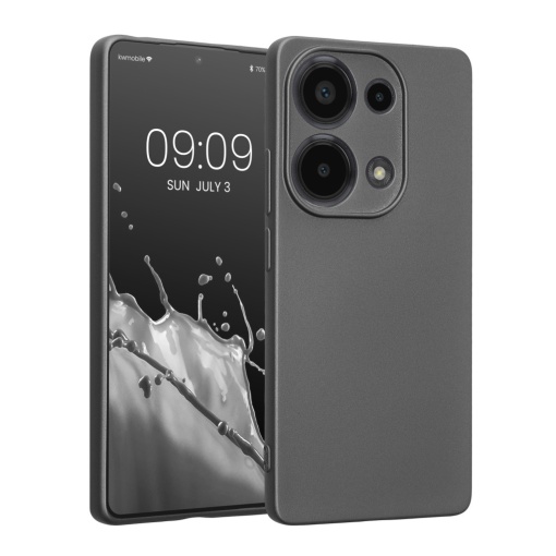 Husa Kwmobile pentru Xiaomi Redmi Note 13 Pro, Gri, Silicon, KWM000020LZ004C