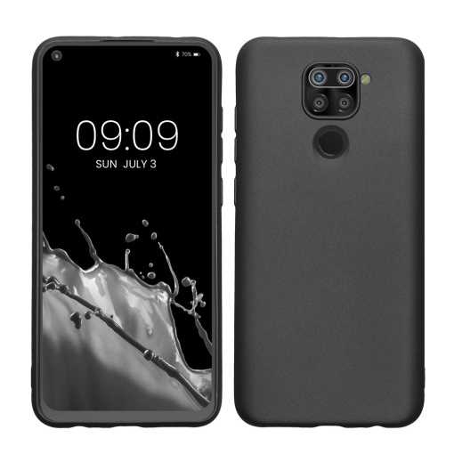 Husa Kwmobile pentru Xiaomi Redmi Note 9, Gri, Silicon, KWM000011FJ006C