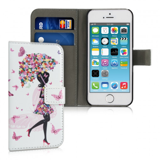 Husa pentru Apple iPhone 5 / iPhone 5s / iPhone SE, Piele ecologica, Multicolor, 20207.01