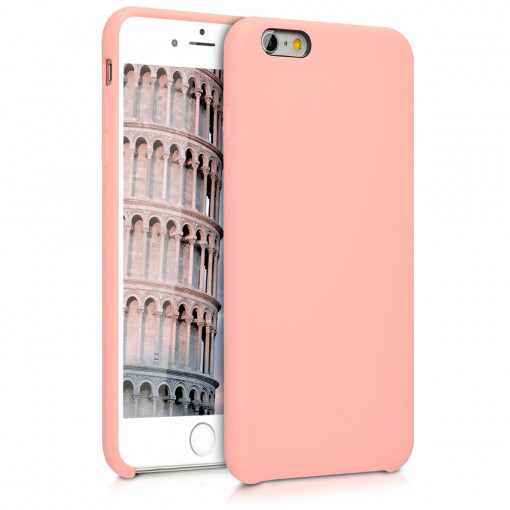 Husa pentru Apple iPhone 6 Plus / iPhone 6s Plus, Silicon, Rose Gold, 40841.81