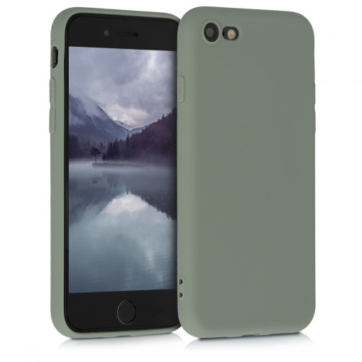 Husa pentru Apple iPhone 8 / iPhone 7 / iPhone SE 2, Silicon, Verde, 39458.172