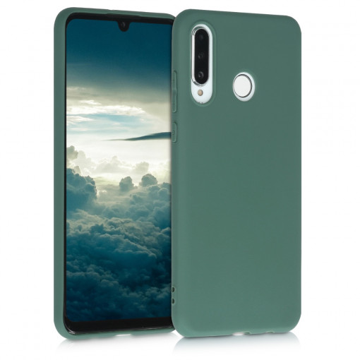 Husa pentru Huawei P30 Lite, Silicon, Verde, 47499.171