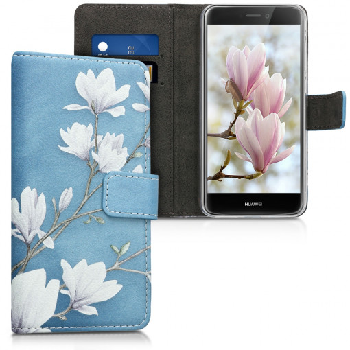 Husa pentru Huawei P9 Lite (2017), Piele ecologica, Multicolor, 40891.12