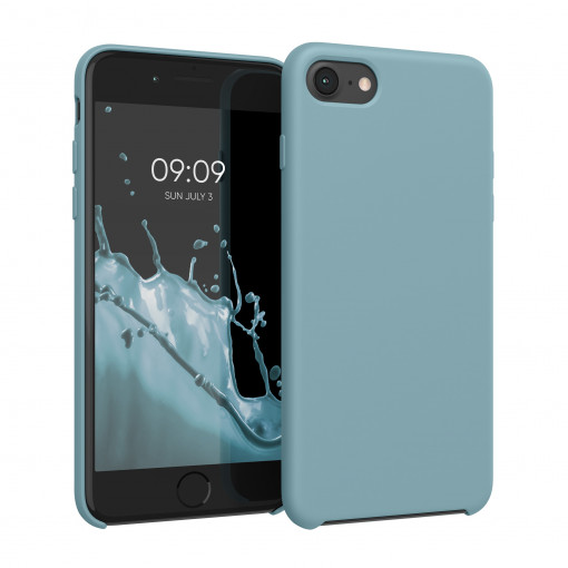 Husa pentru iPhone 8 / iPhone 7 / iPhone SE 2, Silicon, Albastru, 40225.206 - Img 1