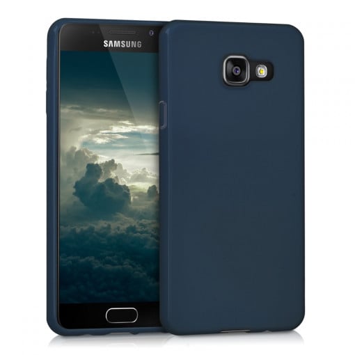 Husa pentru Samsung Galaxy A3 (2016), Silicon, Albastru, 39063.17