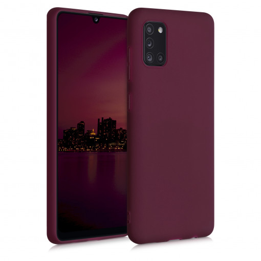 Husa pentru Samsung Galaxy A31, Silicon, Violet, 52936.190