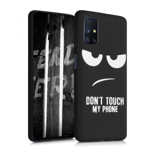 Husa pentru Samsung Galaxy M51, Silicon, Negru, 54375.01