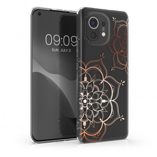 Husa pentru Xiaomi Mi 11, Silicon, Gold, 57089.02, kwmobile