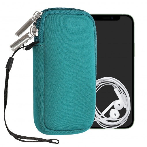 Husa Universala Kwmobile marime XS - 4 inch, Neopren, Verde, 46188.32.78