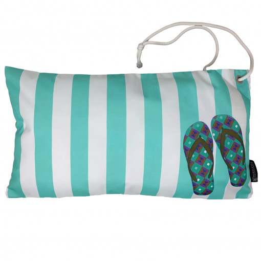 Perna de camping impermeabila Homelevel, 55 x 30 cm, Multicolor, Poliester, 54939.01