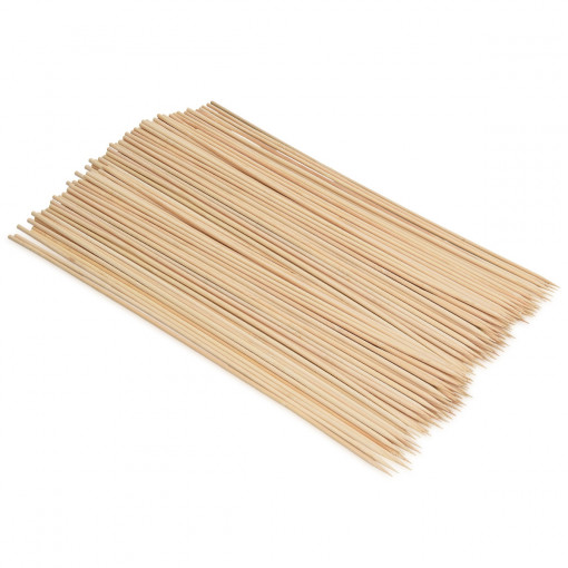 Set 100 Frigarui Navaris din bambus, 400 x 4mm, 49149.01