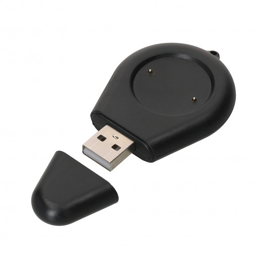Cablu de alimentare kwmobile pentru Huami GTS 3/GTR 3/T-Rex 2, Plastic, Negru, 60199.01