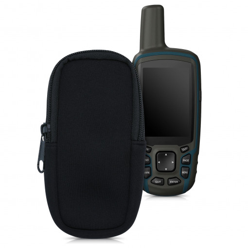 Husa de protectie pentru GPS Garmin GPSMAP 64sx/GPSMAP 64x, Kwmobile, Negru, Neopren, 52788.01