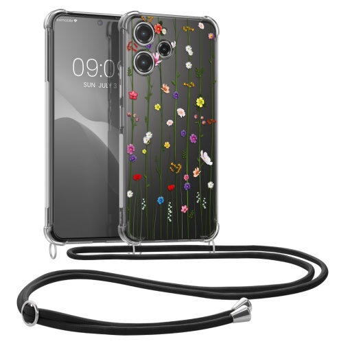 Husa Kwmobile cu jnur pentru Xiaomi Redmi 12, Multicolor, Silicon, KWM0000209P003C