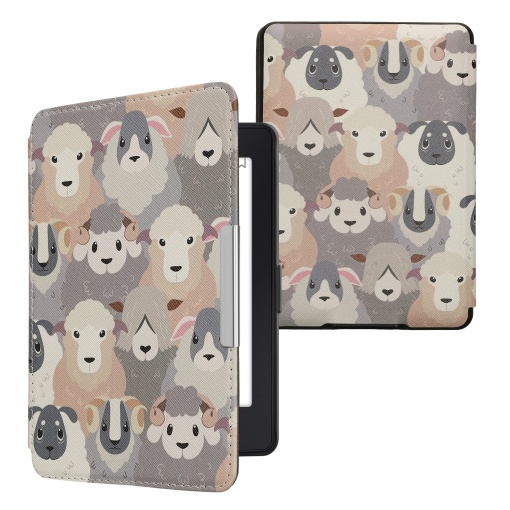 Husa Kwmobile pentru Amazon Kindle Paperwhite, Multicolor, Piele ecologica, KWM000007TD035C