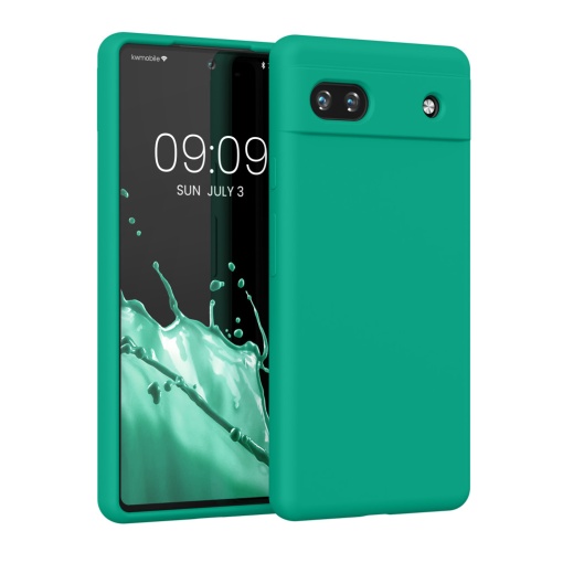 Husa Kwmobile pentru Google Pixel 6a, Verde, Silicon, KWM000015FZ058C