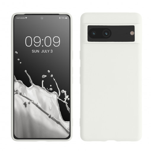 Husa kwmobile pentru Google Pixel 7, Silicon, Alb, 59399.48 - Img 1