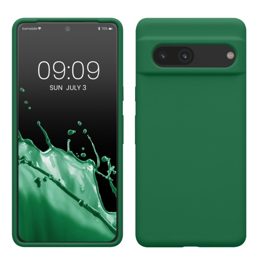 Husa Kwmobile pentru Google Pixel 7, Verde, Silicon, KWM0000171I038C