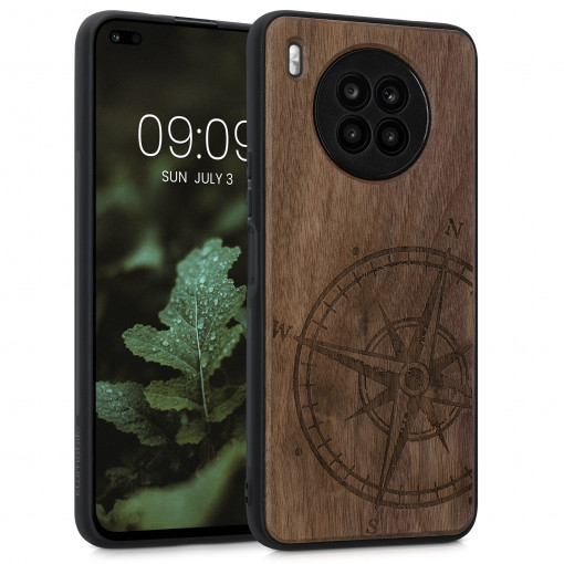 Husa Kwmobile pentru Honor 50 Lite, Lemn, Maro, 57484.01