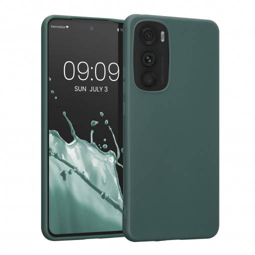 Husa Kwmobile pentru Motorola Edge 30, Silicon, Verde, 59412.171