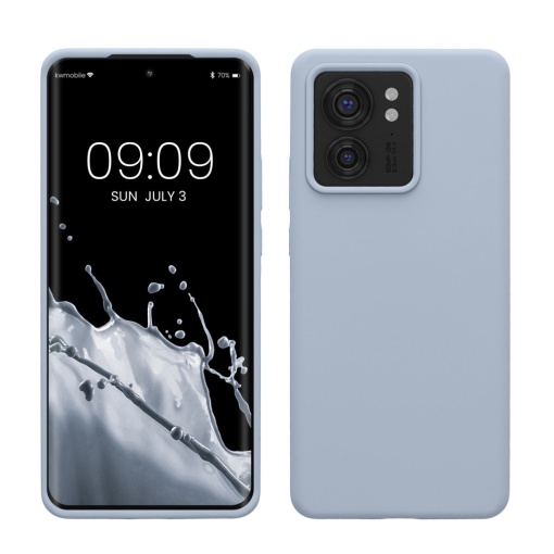Husa Kwmobile pentru Motorola Edge 40, Albastru deschis, Silicon, KWM0000197B009C