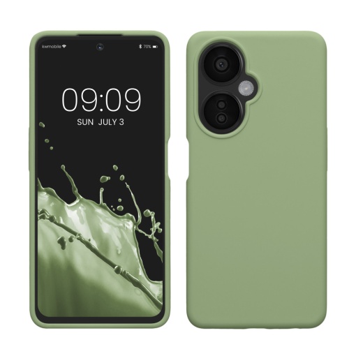 Husa Kwmobile pentru OnePlus Nord N30/Nord CE 3 Lite, Verde deschis, Silicon, 61267.79