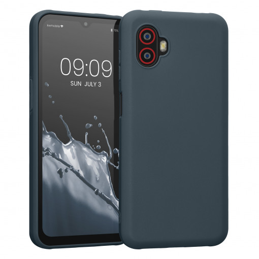 Husa Kwmobile pentru Samsung Galaxy XCover 6 Pro, Silicon, Albastru, 59037.202