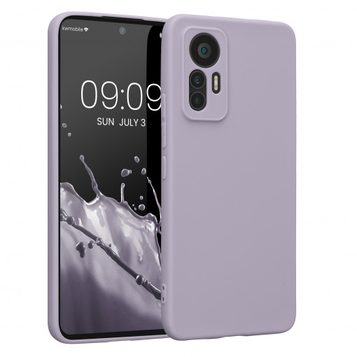Husa Kwmobile pentru Xiaomi 12 Lite, Silicon, Mov, 59470.108