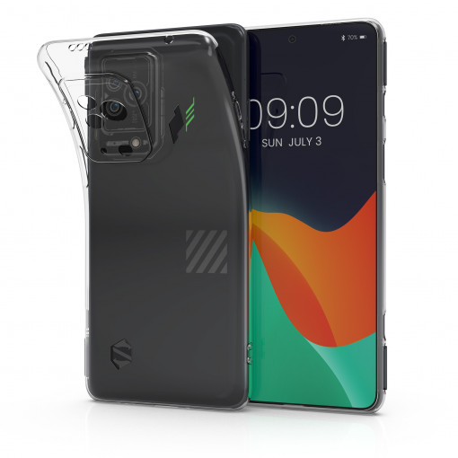 Husa Kwmobile pentru Xiaomi Black Shark 5/Black Shark 5 Pro, Silicon, Transparent, 59064.03