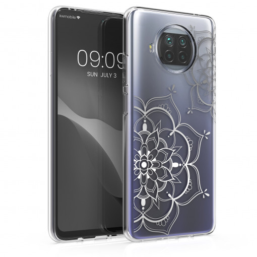 Husa Kwmobile pentru Xiaomi Mi 10T Lite, Silicon, Transparent/Argintiu, 57088.03