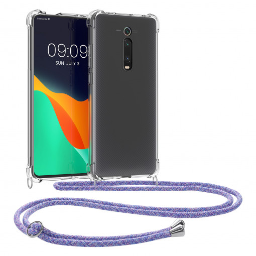 Husa Kwmobile pentru Xiaomi Mi 9T Pro/Redmi K20 Pro, Silicon, Transparent/Mov, 49533.108